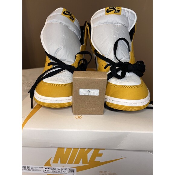 Nike Air Jordan 1 Retro High OG Yellow Ochre (Men\'s) DZ5485-701 Size 15 NEW main image 7